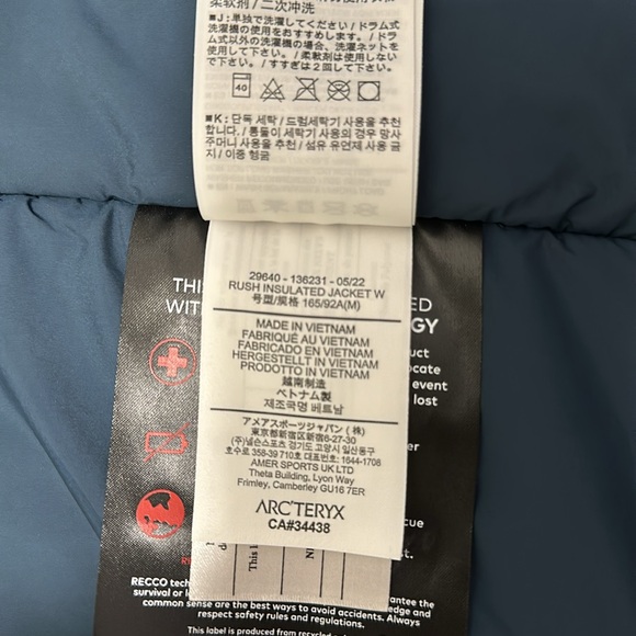 Arc’teryx Rush Insulated Jacket - Picture 6 of 9